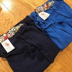 (2) Koi Lindsey Cargo Scrub Pants
